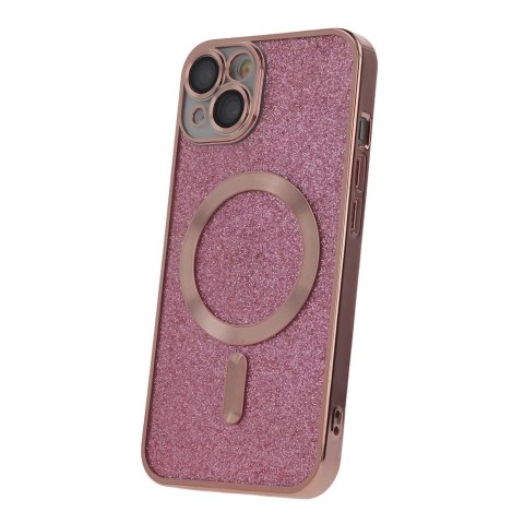 Nakładka Glitter Chrome Mag do iPhone 15 Pro Max 6,7" różowa Nakładka Glitter Chrome Mag do iPhone 15 Pro Max 6,7" różowa