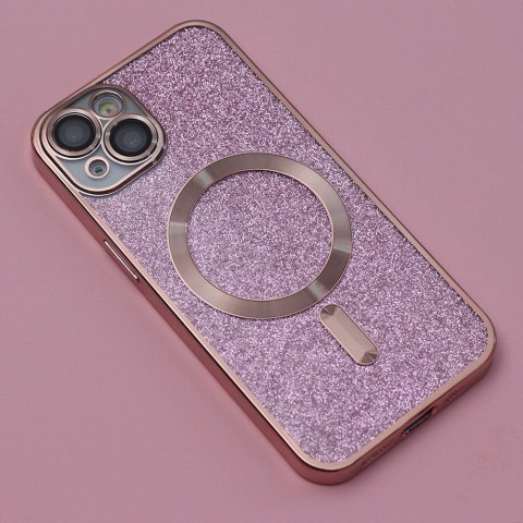 Nakładka Glitter Chrome Mag do iPhone 15 Pro Max 6,7" różowa Nakładka Glitter Chrome Mag do iPhone 15 Pro Max 6,7" różowa