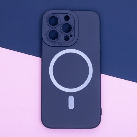 Nakładka Silicon Mag do iPhone 15 6,1" ciemnoniebieska Nakładka Silicon Mag do iPhone 15 6,1" ciemnoniebieska