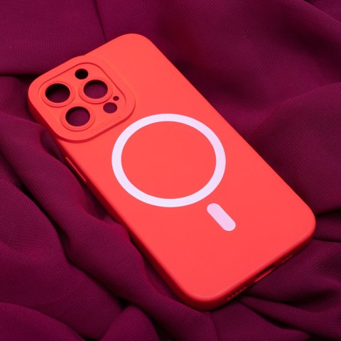 Nakładka Silicon Mag do iPhone 15 Plus 6,7" czerwona Nakładka Silicon Mag do iPhone 15 Plus 6,7" czerwona