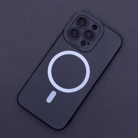 Nakładka Silicon Mag do iPhone 15 Pro 6,1" czarna Nakładka Silicon Mag do iPhone 15 Pro 6,1" czarna