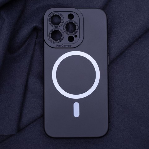 Nakładka Silicon Mag do iPhone 15 Pro 6,1" czarna Nakładka Silicon Mag do iPhone 15 Pro 6,1" czarna