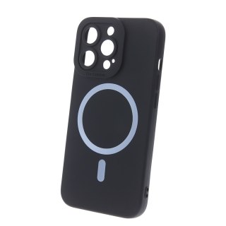 Nakładka Silicon Mag do iPhone 15 Pro Max 6,7" czarna