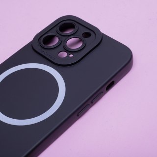 Nakładka Silicon Mag do iPhone 15 Pro Max 6,7" czarna