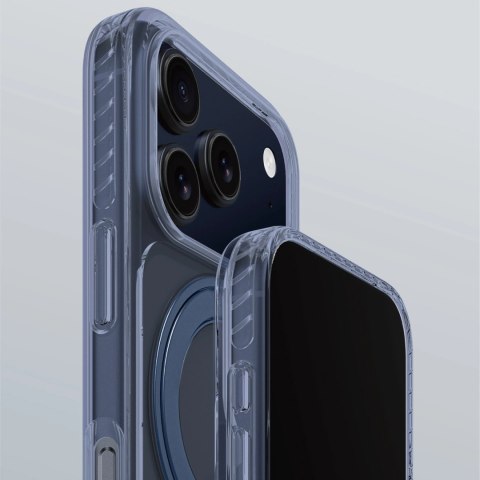Etui AMAZINGTHING Titan Pro MagSpin na iPhone 17 Pro Max kompatybilne z MagSafe - niebieskie