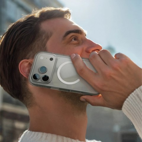 Etui AMAZINGTHING Titan Pro na iPhone 17 Pro Max kompatybilne z MagSafe - przezroczyste