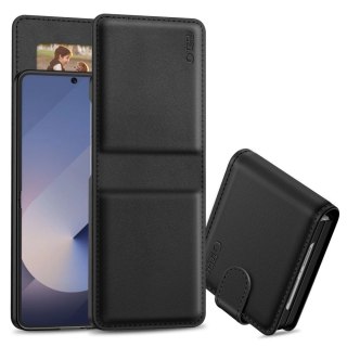 Etui Tech-Protect Wallet na Samsung Galaxy Z Flip 7 - czarne