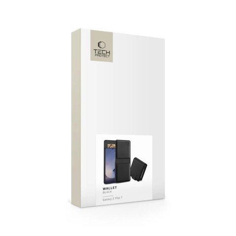 Etui Tech-Protect Wallet na Samsung Galaxy Z Flip 7 - czarne