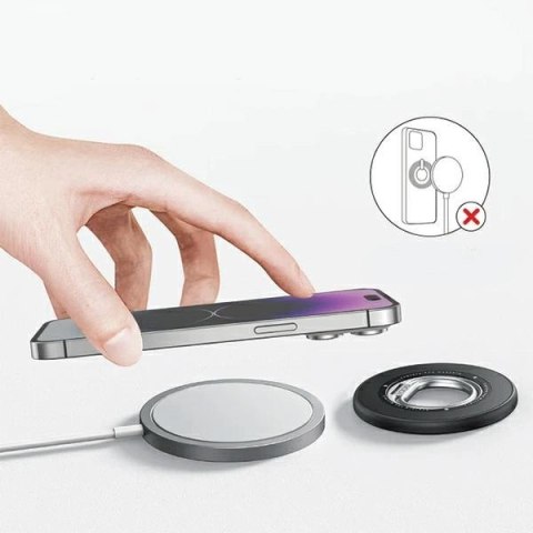 Ring SODI StandBM-350 dwustronny magnetyczny z MagSafe - czarny