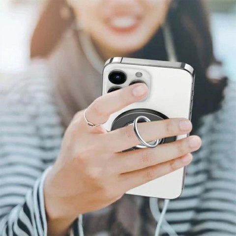 Ring SODI StandBM-350 dwustronny magnetyczny z MagSafe - czarny