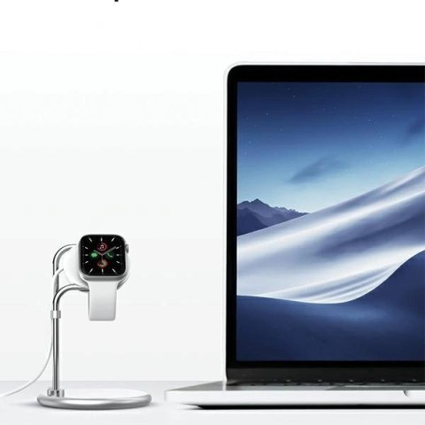 Stojak SODI SAW-300 na Apple Watch - srebrny