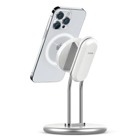 Stojak SODI SIM-300 z MagSafe na telefon - srebrny