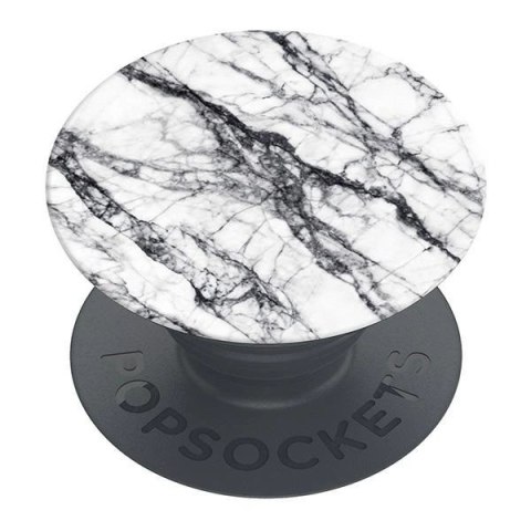Uchwyt Popsockets 2 White Stone Marble i podstawka do telefonu