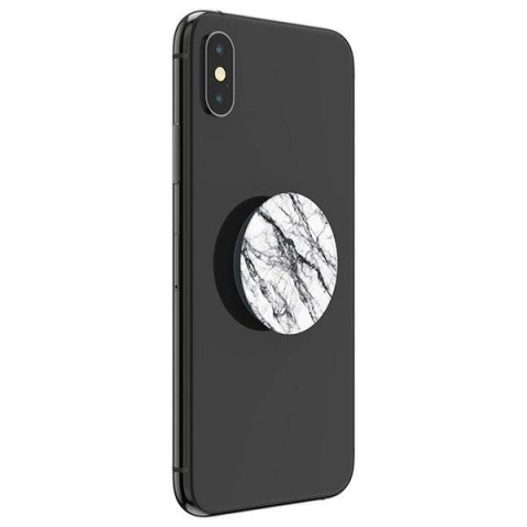 Uchwyt Popsockets 2 White Stone Marble i podstawka do telefonu