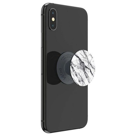 Uchwyt Popsockets 2 White Stone Marble i podstawka do telefonu