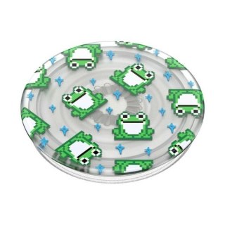 Uchwyt Popsockets PlantCore Grip 8 Bit Frogs i podstawka do telefonu