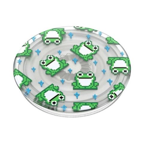Uchwyt Popsockets PlantCore Grip 8 Bit Frogs i podstawka do telefonu