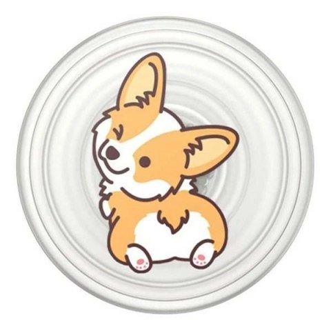 Uchwyt Popsockets PlantCore Grip Cheeky Corgi i podstawka do telefonu