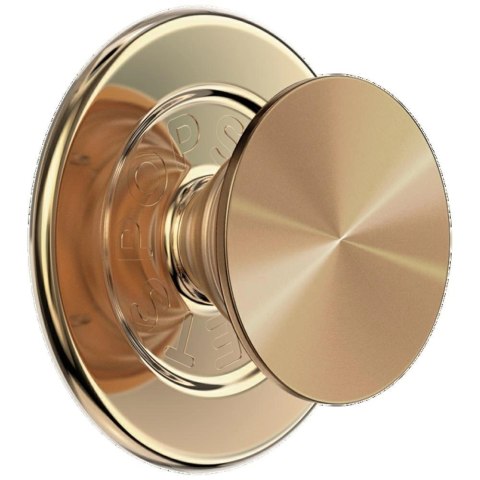 Uchwyt Popsockets Round Radial Gold Aluminum MagSafe i podstawka do telefonu