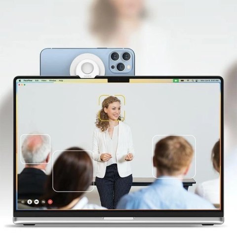 Uchwyt indukcyjny SODI BM-300 do MacBook - biały