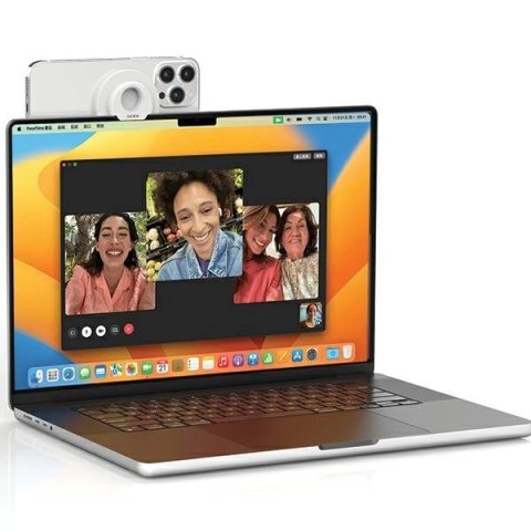 Uchwyt wielofunkcyjny SODI BM-330 indukcyjny3w1 do iMac - biały