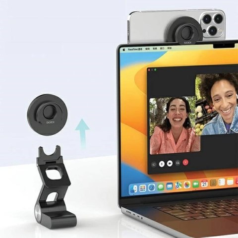 Uchwyt wielofunkcyjny SODI BM-330 indukcyjny3w1 do iMac - biały