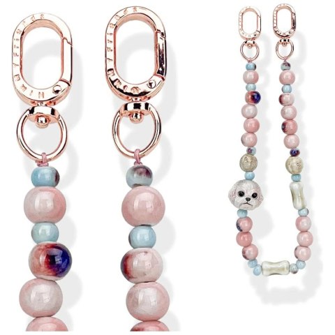 Zawieszka Nimmy New Big Eye Cute Pets 2.0 na torebkę - różowa