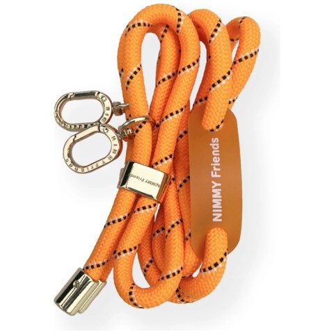 Zestaw Nimmy Cool&Cute 2.0 crossbody + handstrap - pomarańczowo-czarny