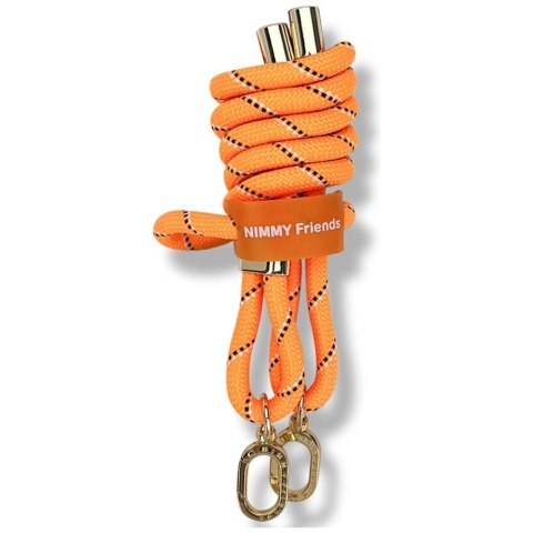 Zestaw Nimmy Cool&Cute 2.0 crossbody + handstrap - pomarańczowo-czarny