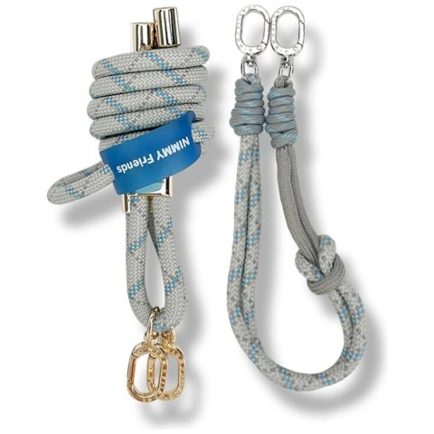 Zestaw Nimmy Cool&Cute 2.0 crossbody + handstrap - szary