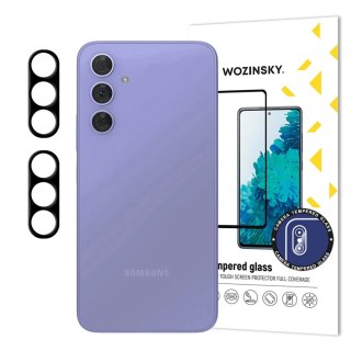 Czarne szkło na aparat Wozinsky Full Camera Glass na Samsung Galaxy A17 / A17 5G, zestaw 2 sztuk