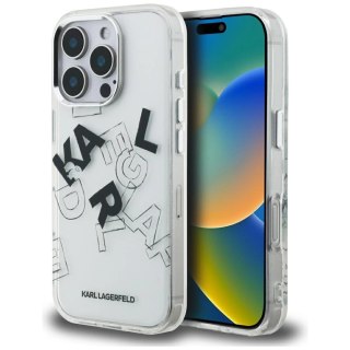 Etui Karl Lagerfeld IML Sketched Graphic na iPhone 16 Pro Max - przezroczyste