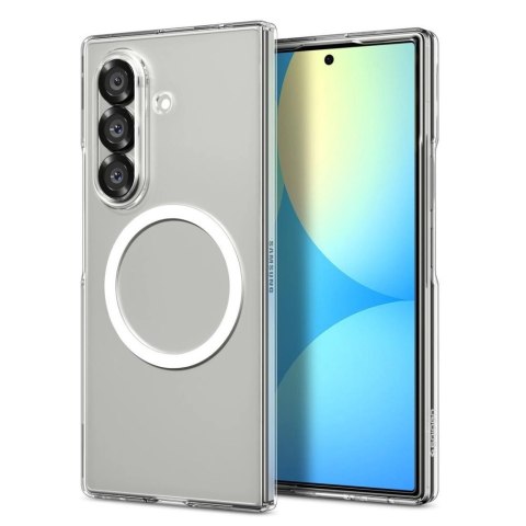 Etui Spigen AirSkin Mag MagSafe na Samsung Galaxy Z Fold 7 - przeroczysto-białe