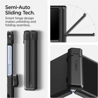 Etui Spigen Tough Armor Pro Mag MagSafe na Samsung Galaxy Z Flip 6 / 7 FE - czarne