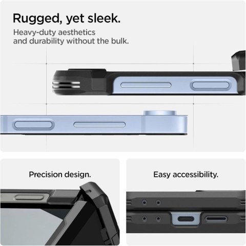Etui Spigen Tough Armor Pro Mag MagSafe na Samsung Galaxy Z Flip 6 / 7 FE - czarne