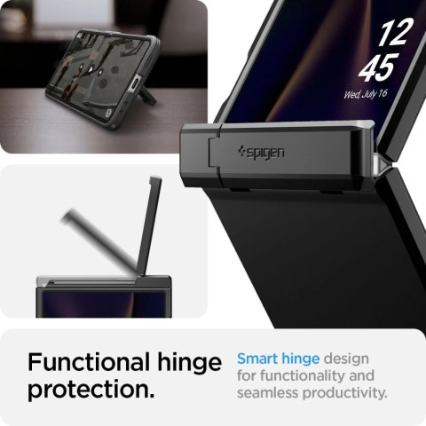 Etui Spigen Tough Armor Pro Mag MagSafe na Samsung Galaxy Z Flip 7 - czarne