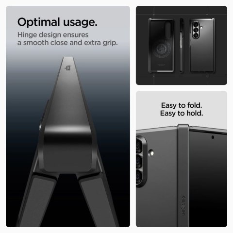 Etui Spigen Tough Armor Pro Mag MagSafe na Samsung Galaxy Z Fold 7 - czarne