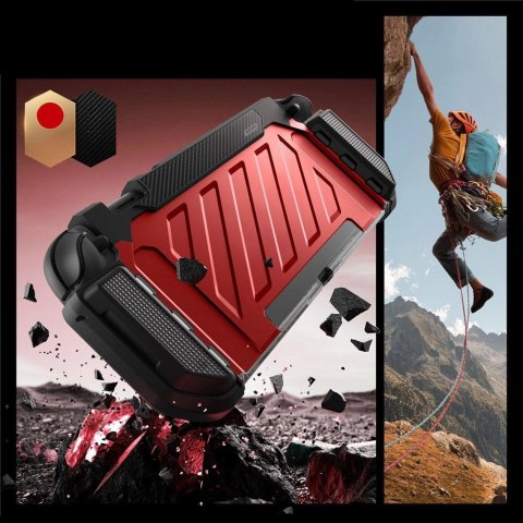 Etui Supcase Unicorn Beetle Pro na Nintendo Switch 2 - czerwono-czarne