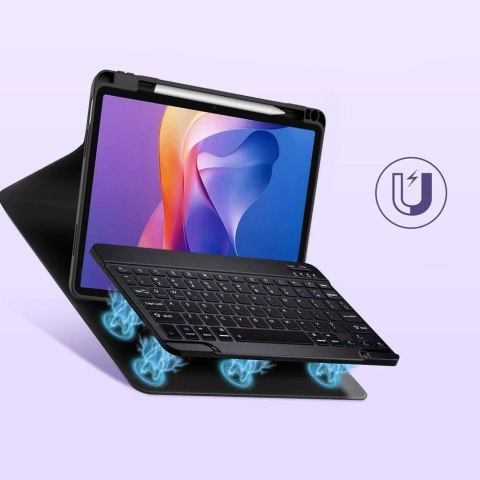 Etui Tech-Protect SC Pen na Xiaomi Redmi Pad 2 11.0 z klawiaturą - czarne