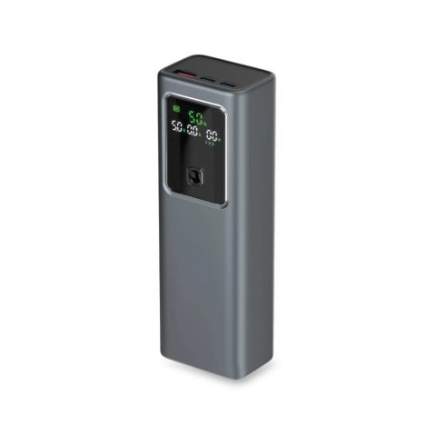 Powerbank SBS 20000mAh PD 100W z wyświetlaczem LCD - szary