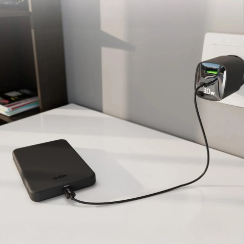 Powerbank SBS Mag Power Qi2 5000 mAh kompatybilny z MagSafe - czarny