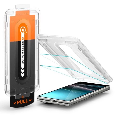Szkło hartowane Spigen Glas.TR EZ Fit Pro HD 2-pack na Samsung Galaxy Z Fold 7 - przezroczyste