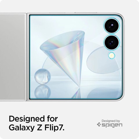 Szkło hartowane Szkło Spigen Glas.TR EZ Fit HD na Samsung Galaxy Z Flip 7 - przezroczyste