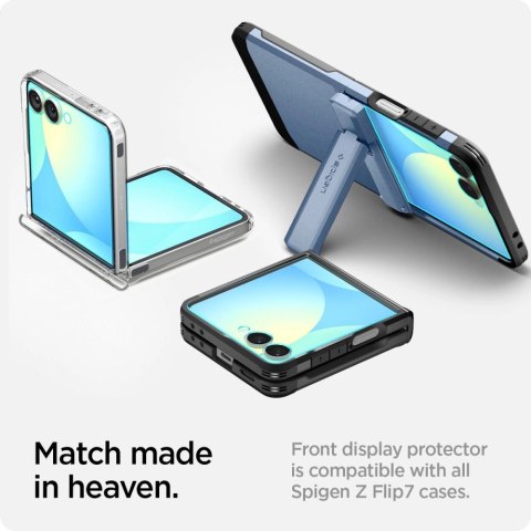 Szkło hartowane Szkło Spigen Glas.TR EZ Fit HD na Samsung Galaxy Z Flip 7 - przezroczyste