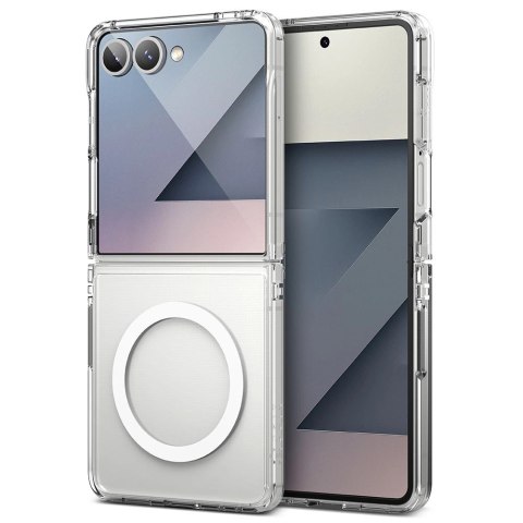 Etui Ringke Fusion Magnetic MagSafe na Samsung Galaxy Z Flip 7 - przezroczyste