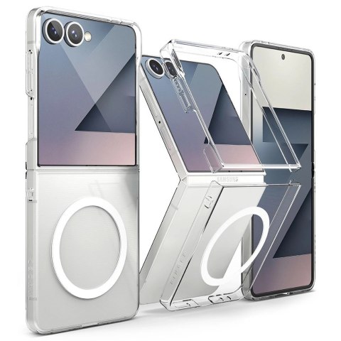 Etui Ringke Slim Magnetic MagSafe na Samsung Galaxy Z Flip 7 - przezroczyste