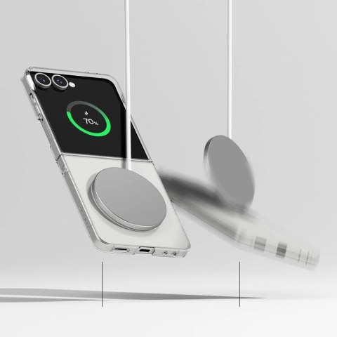 Etui Ringke Slim Magnetic MagSafe na Samsung Galaxy Z Flip 7 - przezroczyste