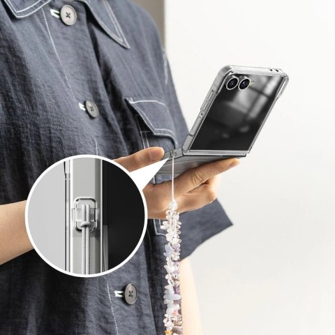 Etui Ringke Slim Magnetic MagSafe na Samsung Galaxy Z Flip 7 - przezroczyste