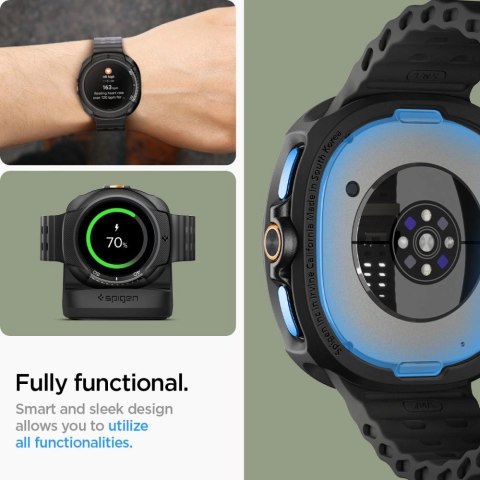 Etui Spigen Liquid Air na Samsung Galaxy Watch 8 Classic 46 mm - czarne