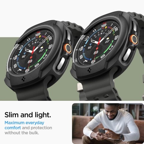 Etui Spigen Liquid Air na Samsung Galaxy Watch 8 Classic 46 mm - czarne